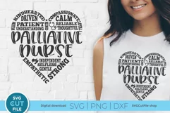 Palliative Nurse SVG, a Hospice or End of Life svg Product Image 1