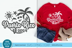 2024 Puerto Rico svg - Puerto Rico Vacation or Trip Design Product Image 1