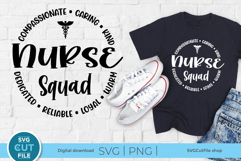 Nurse Squad svg, a nurse appreciation svg Product Image 1