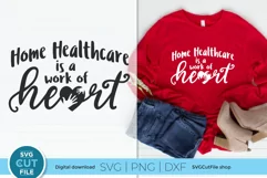 Home health aide svg, Home care aide, a Caregiver svg or dxf Product Image 1