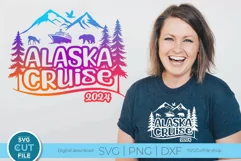 2024 Alaska Cruise svg - Alaska Family vacation or Trip Product Image 1