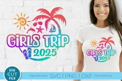 2025 Girls Trip svg - Great for a Girls Vacation or Trip Product Image 1