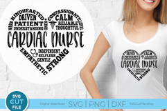 Cardiac Nurse svg, a Cardiologist heart subway art svg Product Image 1