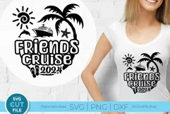 Friends Cruise svg - 2024 Cruise vacation with besties Product Image 1