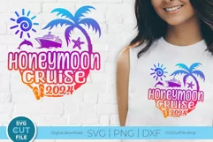 2024 Honeymoon Cruise svg for Newly Married Wife and Husband Product Image 1