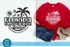 2024 Florida Family Vacation svg - Great for a Florida Trip Product Image 1