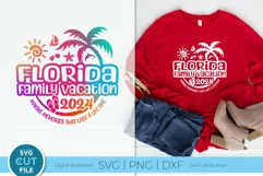 2024 Florida Family Vacation svg - Great for a Florida Trip Product Image 1