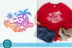 2025 Puerto Rico svg - Puerto Rico Vacation or Trip Design Product Image 1