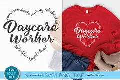 Daycare worker svg for early childhood or childcare workers Product Image 1