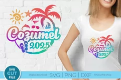 2025 Cozumel svg - Cozumel Mexico Vacation or Trip svg Product Image 1