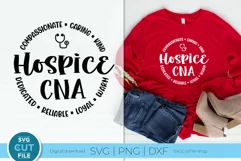 Hospice CNA svg, a hospice nurse svg for the team or crew Product Image 1