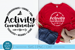 Activity Coordinator svg, activity professional appreciation Product Image 1