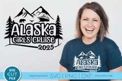 2025 Alaska svg - Girls Cruise vacation or Trip Product Image 1