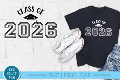 Class of 2026 svg, cute 2026 grad svg, 2026 graduate seniors Product Image 1