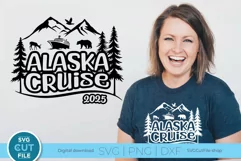 2025 Alaska Cruise svg - Alaska Family vacation or Trip Product Image 1