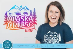2025 Alaska Cruise svg - Alaska Family vacation or Trip Product Image 1