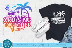 2025 Cruising Together Couples svg or Wife and Husband Product Image 1
