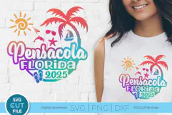 2025 Pensacola Florida svg - Pensacola FL Vacation Trip Product Image 1