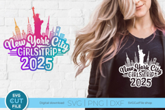 New York svg, New York City, Girls Trip 2025 Svg, NYC 2025 Product Image 1