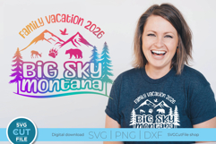 2026 Big Sky Montana svg - Big Sky Family vacation or Trip Product Image 1