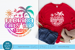 Florida Girls' Trip 2026 svg - Ladies' Florida Vacation svg Product Image 1