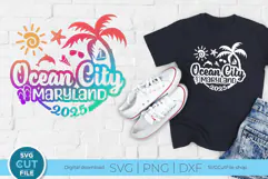 2025 Ocean City svg - Great for a Maryland Vacation or Trip Product Image 1