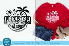 Florida Family Vacation 2025 svg - Great for a Florida Trip Product Image 1