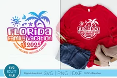Florida Family Vacation 2025 svg - Great for a Florida Trip Product Image 1