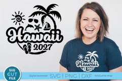 2027 Hawaii svg - Hawaii Vacation or Trip Design Product Image 1