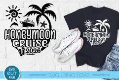2026 Honeymoon Cruise svg for Newly Married Wife and Husband Product Image 1