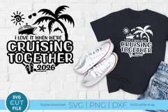 2026 Cruising Together Couples svg or Wife and Husband Product Image 1