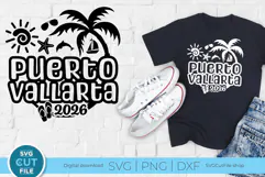 2026 Puerto Vallarta svg for a Mexico Vacation or Trip Product Image 1