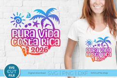 2026 Pura Vida Costa Rica svg - Costa Rica Vacation or Trip Product Image 1
