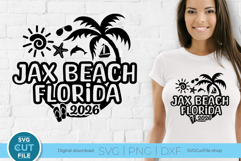 2026 Jax Beach svg - Jacksonville Beach Florida Trip Product Image 1