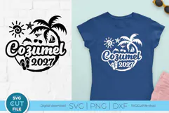 2027 Cozumel svg - Cozumel Mexico Vacation or Trip Desig Product Image 1