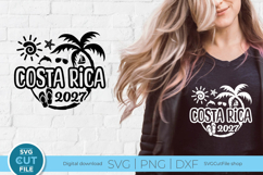 2027 Costa Rica svg - Costa Rica Vacation or Trip Design Product Image 1