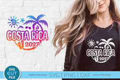 2027 Costa Rica svg - Costa Rica Vacation or Trip Design Product Image 1