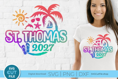 2027 St. Thomas svg - US Virgin Islands Vacation or Trip Product Image 1