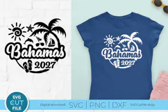 2027 Bahamas svg - Great for a Bahamas Vacation or Trip Product Image 1
