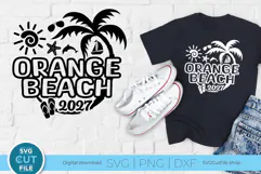 2027 Orange Beach svg -Orange Beach Alabama Vacation or Trip Product Image 1