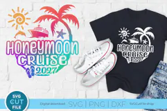 2027 Honeymoon Cruise svg for Newly Married Wife and Husband Product Image 1