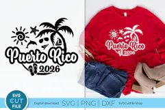 2026 Puerto Rico svg - Puerto Rico Vacation or Trip Design Product Image 1