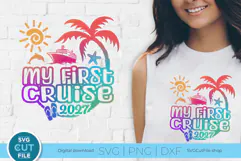 My First Cruise SVG, Baby Cruise vacation, 2027 svg Product Image 1