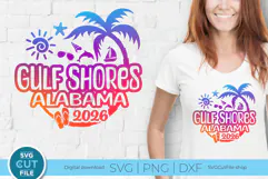 2026 Gulf Shores svg - Gulf Shores Alabama Vacation or Trip Product Image 1