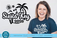 2026 Siesta Key svg - Siesta Kay Beach Vacation or Trip Product Image 1