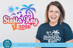 2026 Siesta Key svg - Siesta Kay Beach Vacation or Trip Product Image 1