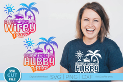 2027 Wifey and Hubby svg - Great for an Anniversary Trip! Product Image 1