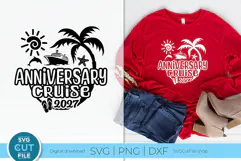 2027 Anniversary Cruise svg for Wife and Husband Trip Product Image 1