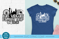 Las Vegas Family Trip svg with 2026 for a Family Weekend Product Image 1