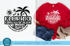Florida Family Vacation 2027 svg - Great for a Florida trip Product Image 1